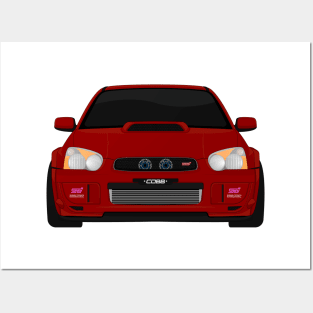 IMPREZA DARK-RED Posters and Art